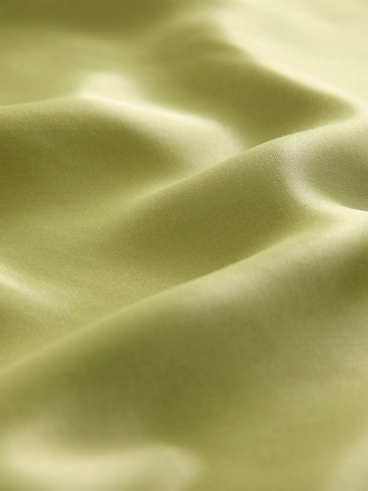 Green Satin Midi Skirt - Image 7 of 7