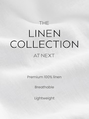 Green N Premium 100% Linen Wide Leg Trousers - Image 3 of 9