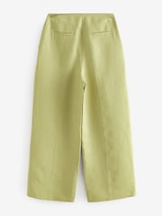 Green N Premium 100% Linen Wide Leg Trousers - Image 7 of 9