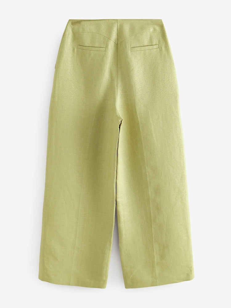 Vert - Pantalon large N Premium 100% lin - Image 7 of 9