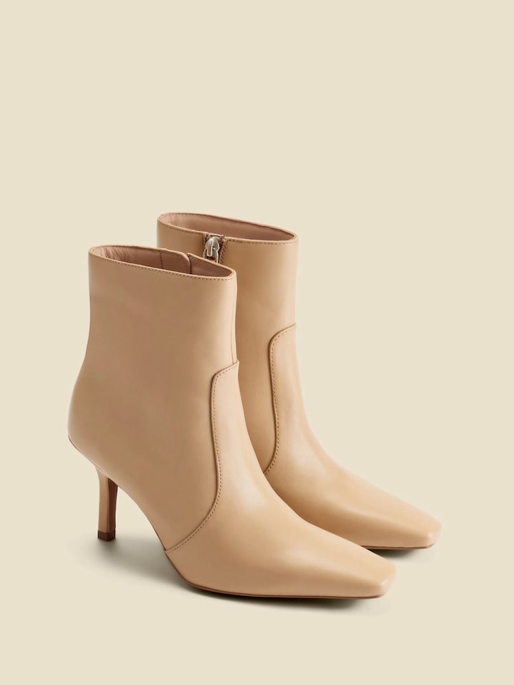Sosandar Leather Square Toe Ankle Boots - Imagen 2 de 4 Sosandar Leather Square Toe Ankle Boots - Imagen 2 de 4