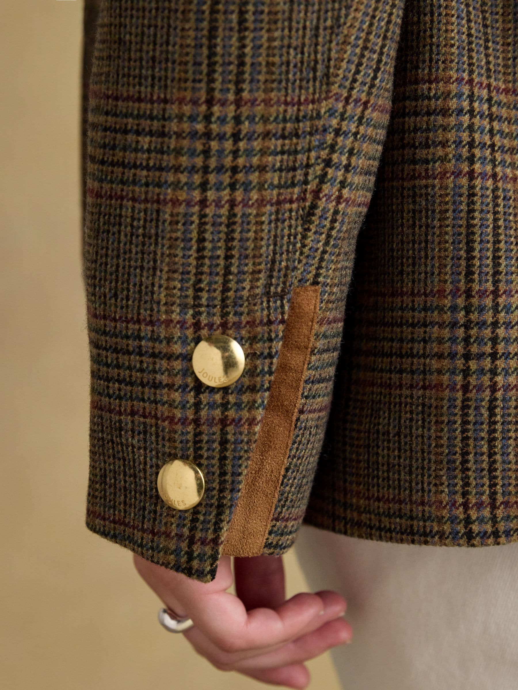 Buy Joules Contemporary Brown Check Tweed Fieldcoat from Next USA