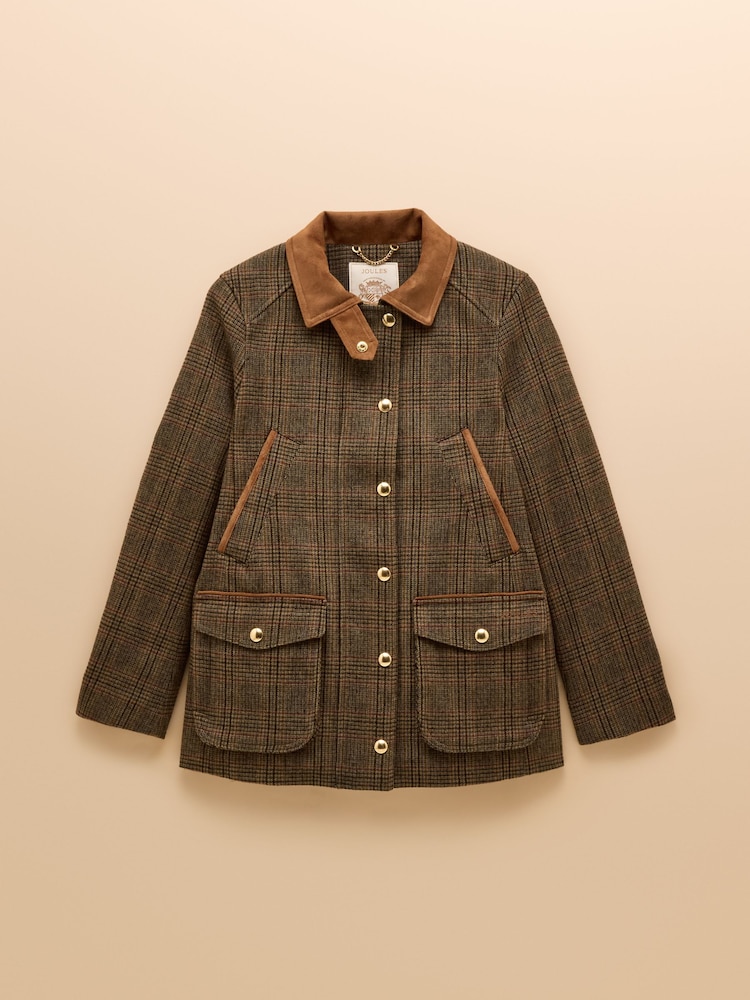 Joules Field Coat Brown Contemporary Tweed - Image 12 of 12 Joules Field Coat Brown Contemporary Tweed - Image 12 of 12