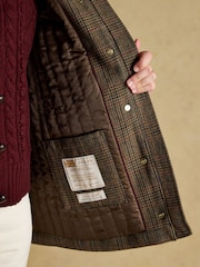 Joules Field Coat Brown Contemporary Tweed - Image 13 of 16