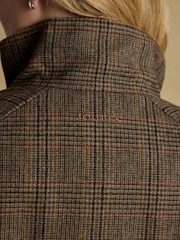 Joules Field Coat Brown Contemporary Tweed - Image 15 of 16