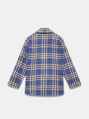 Mint Velvet Blue Checked Shacket - Image 4 of 4