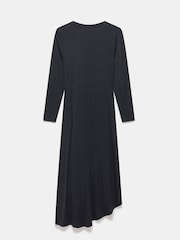 Mint Velvet Grey Twist Detail Jersey Midi Dress - Image 4 of 4