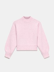 Mint Velvet Pink High Neck Jumper - Image 3 of 4