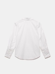 Mint Velvet White 100% Cotton Cuff Detail Shirt - Image 6 of 6