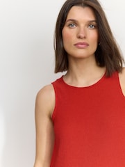 Red Maternity Mini Dress - Image 6 of 10