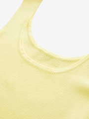 Lemon Yellow Maternity Knitted Dress - Image 3 of 9