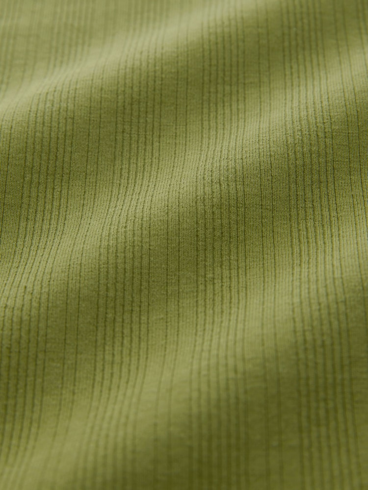 Green Maternity Ribbed Midaxi Dress - Image 9 of 9