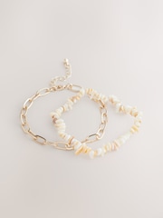 Natural Real Shell Chipping Anklet Pack - Image 2 of 5