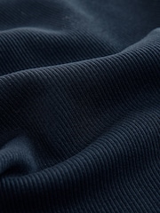 Bleu marine - Short de maternité côtelé sans couture - Image 10 de 10