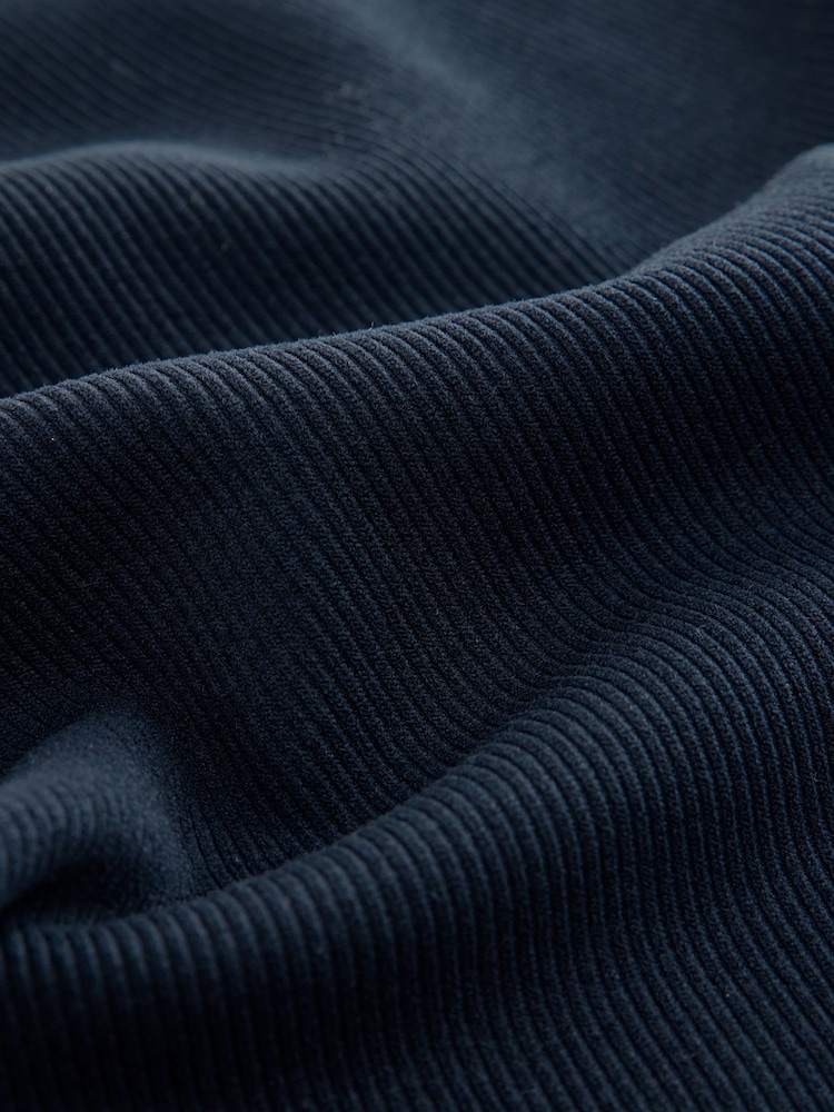 Bleu marine - Short de maternité côtelé sans couture - Image 10 de 10