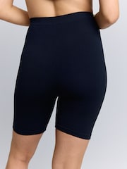 Bleu marine - Short de maternité côtelé sans couture - Image 5 de 10