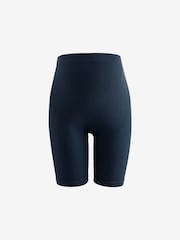 Bleu marine - Short de maternité côtelé sans couture - Image 7 de 10