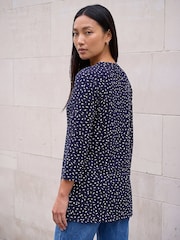 Roman Blue Spot Puff Tunic - Image 3 of 4