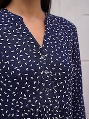 Roman Blue Spot Puff Tunic - Image 4 of 4
