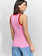 Negro/rosa - Pack de 2 camisetas sin mangas de premamá - Imagen 12 de 13