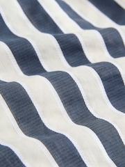 Navy Stripe Maternity Pull On Shorts - Image 7 of 8