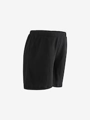 Black Maternity Pull On Textured Shorts - Image 6 of 8