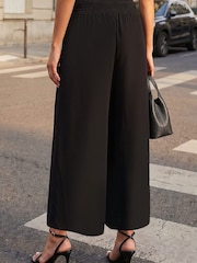 Roman Black Palazzo Culottes - Image 3 of 4