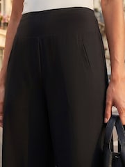 Roman Black Palazzo Culottes - Image 4 of 4
