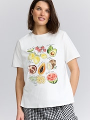 Fruit graphic - Maternity Nursing 100% Cotton T-Shirt - Изображение 3 8