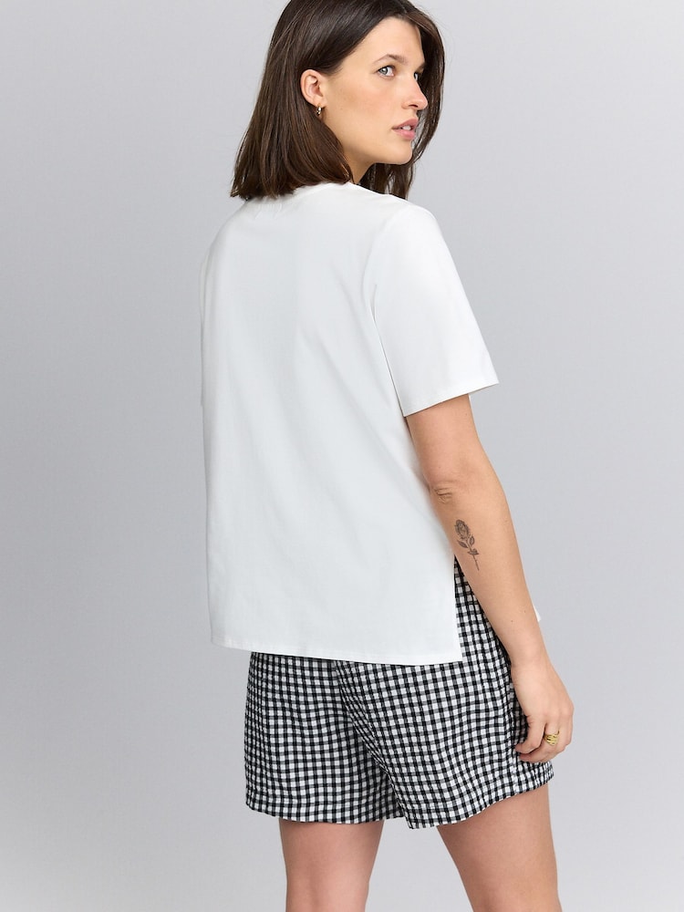 Graphique de fruits - Maternité Allaitement 100T-shirt en coton - Image 4 of 8