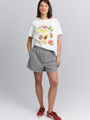 Gingham Maternity Pull On Shorts - Image 2 of 9