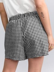 Gingham Maternity Pull On Shorts - Image 4 of 9