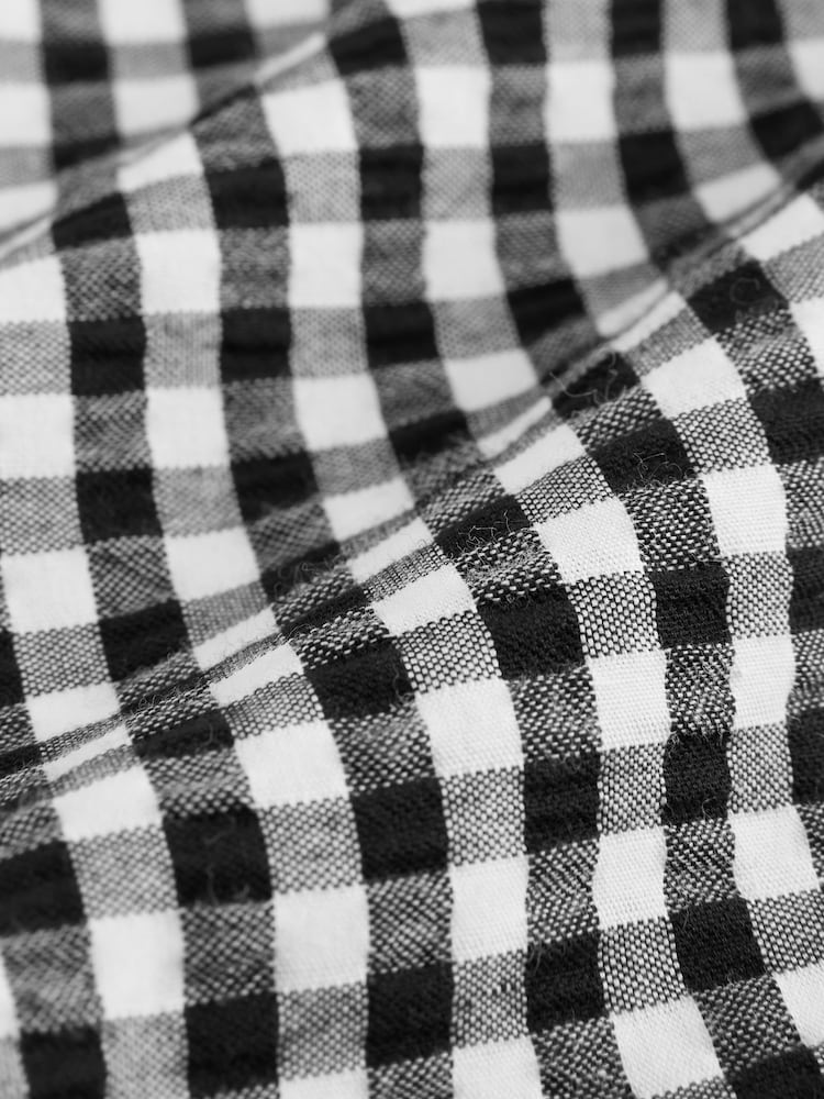 Gingham Maternity Pull On Shorts - Image 9 of 9