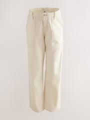 Ecru Maternity Carpenter Jeans - Image 5 of 8