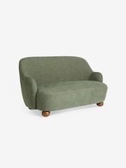 MADE.COM Green Soft Textured Weave Ellio 2 Seater Sofa - Image 4 of 6
