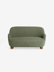 MADE.COM Green Soft Textured Weave Ellio 2 Seater Sofa - Image 5 of 6