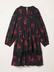 FatFace Romy Black Floral Dress - Image 5 of 5