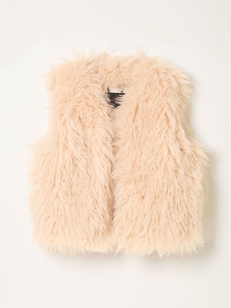 FatFace Faux Fur Gilet - Slika 5 iz 5