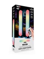 MenKind Set of 2 Red 5 Sound Activated LED Light Bars - Image 6 of 6