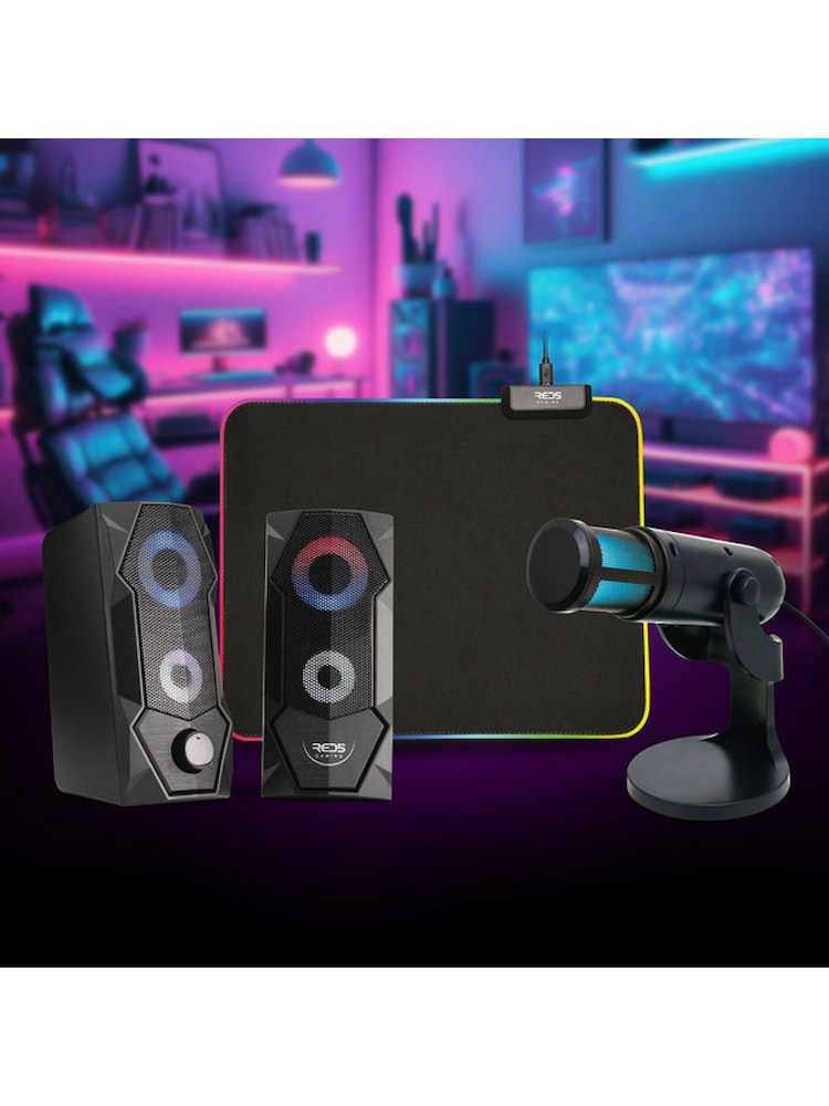 MenKind Red 5 Zodiac Light Up Gaming Set - Image 1 of 5