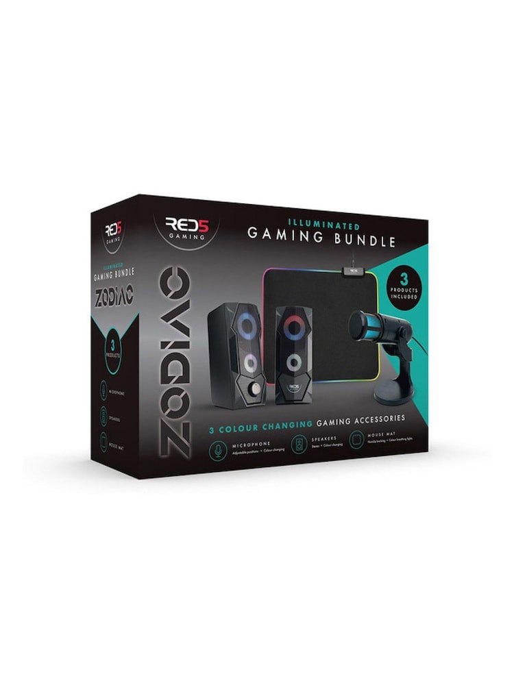 MenKind Red 5 Zodiac Light Up Gaming Set - Image 5 of 5