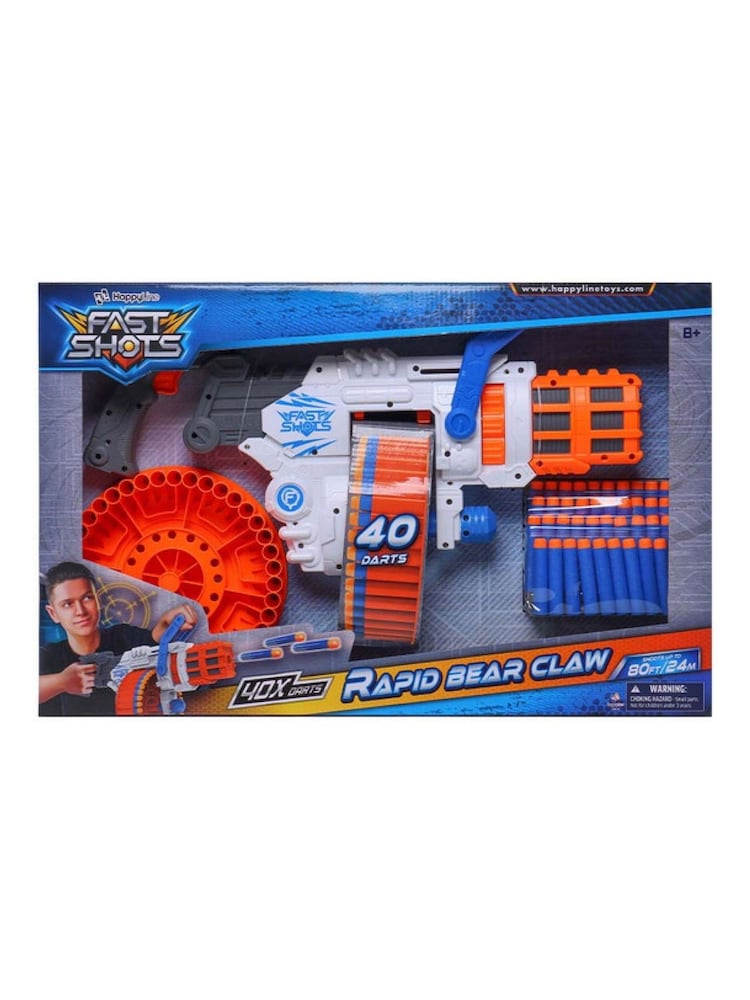 MenKind Fast Shots Rapid 40 Foam Dart Shooter - Image 1 of 5