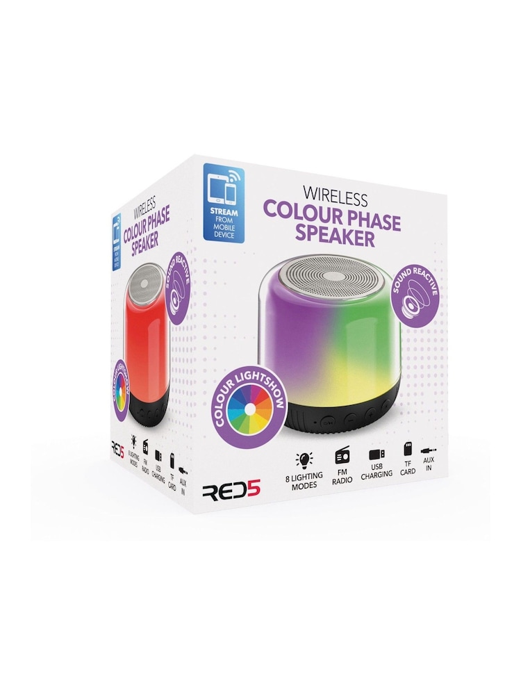 MenKind Red 5 Wireless Colour Phase Speaker - Image 5 of 5