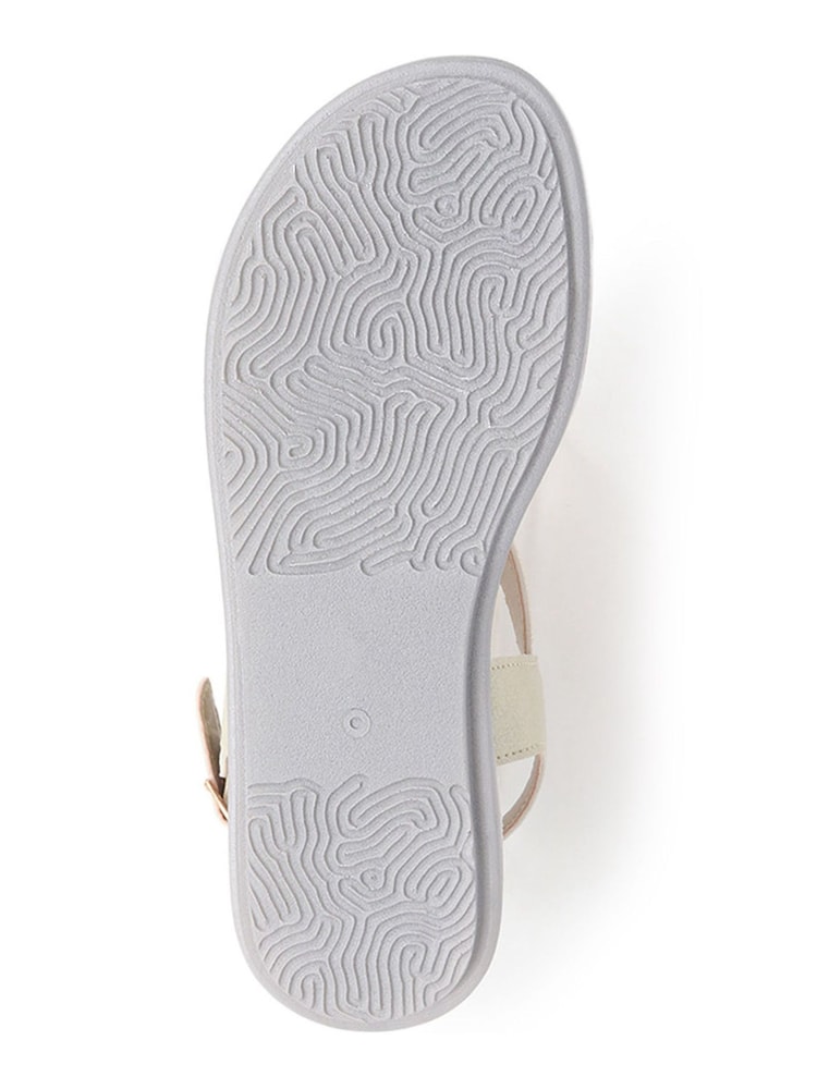 Pavers Gold Adjustable Embellished Sandals - Image 5 of 5