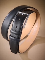 Black Signature Leather Belt - Image 4 of 4