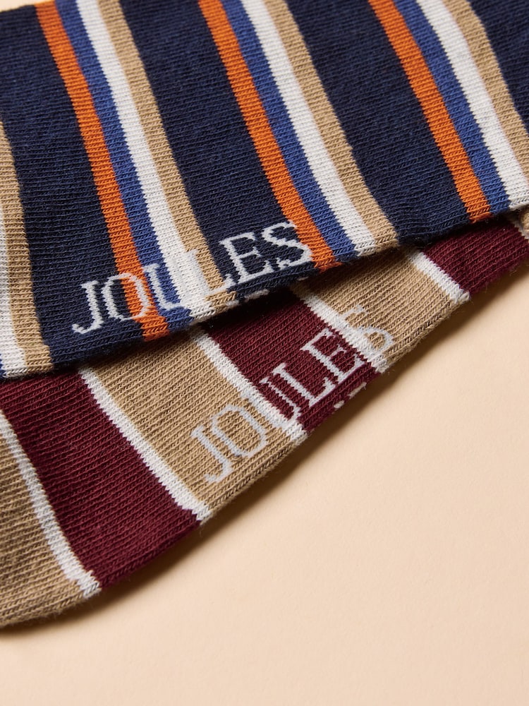 Joules Rilla Navy 2 Pack Socks - Image 3 of 3 Joules Rilla Navy 2 Pack Socks - Image 3 of 3