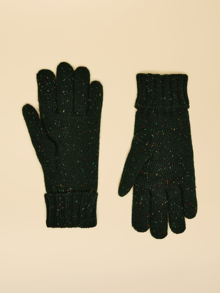 Joules Hammond Green Lined Gloves - Image 2 of 3 Joules Hammond Green Lined Gloves - Image 2 of 3