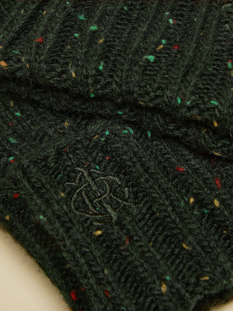 Joules Hammond Green Lined Gloves - Image 3 of 3