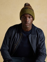 Joules Walcott Green Bobble Hat - Image 3 of 6