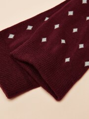 Joules Kingsbury Red/Green 2 Pack Socks - Image 3 of 3
